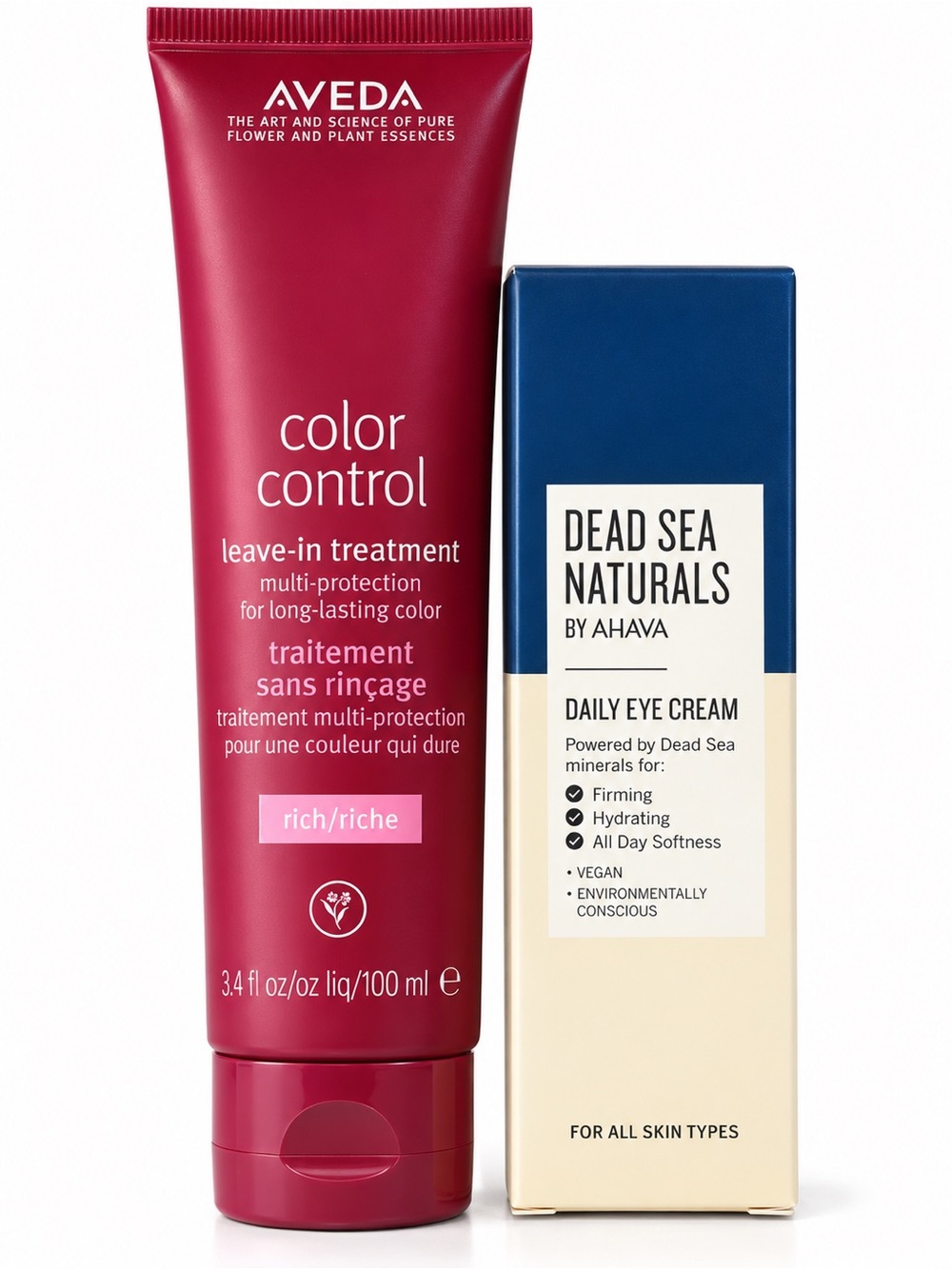 AVEDA + AHAVA PREMIUM HAIR & SKINCARE BUNDLE — $58 RETAIL